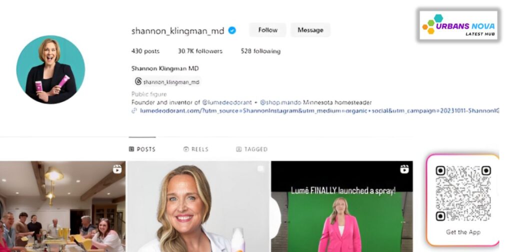 Social Media Profiles of Shannon Klingman